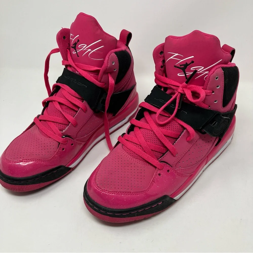 Nike Air Jordan Flight Pink and Black Sneakers